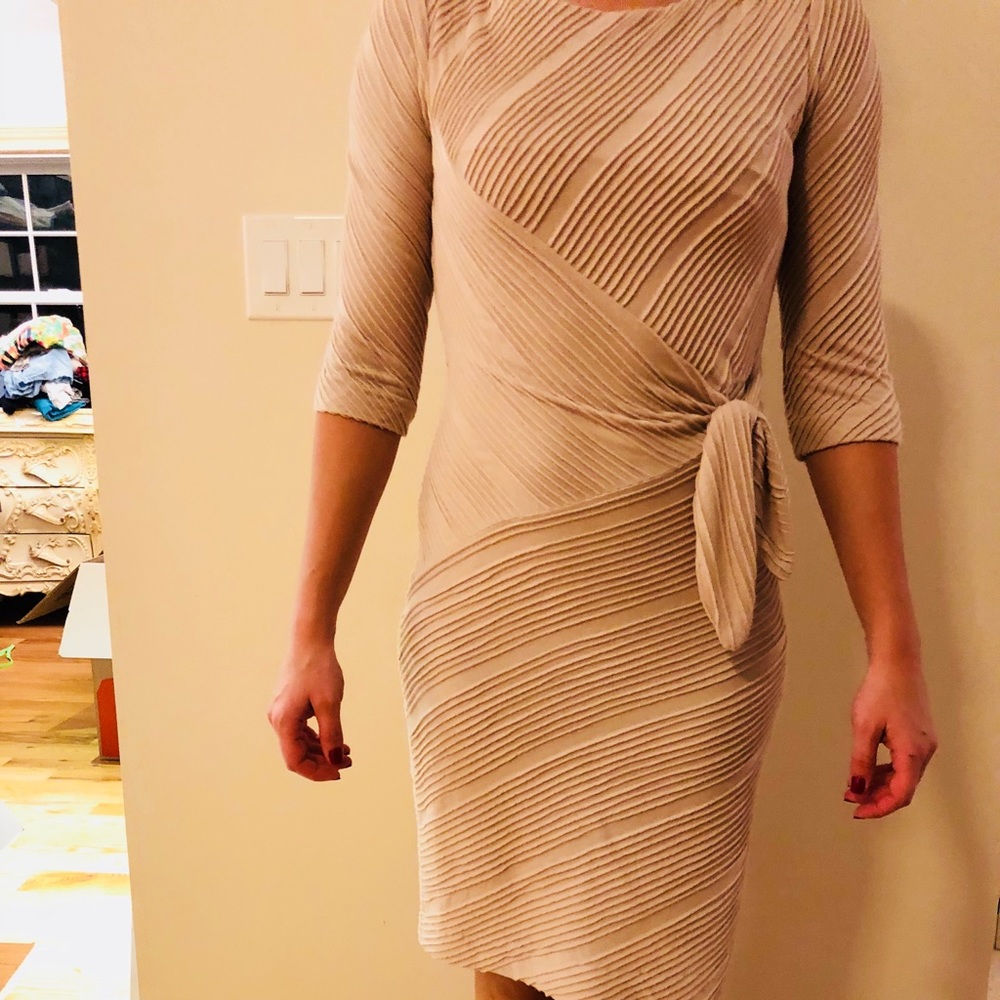 Designer fitted dress